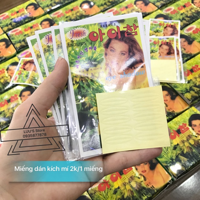 [nhập raisingstar18, giảm 30k cho đơn 99k]miếng dán mí (5 miếng )