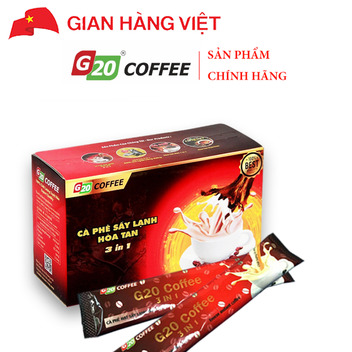 Cà phê sấy lạnh hòa tan 3 in 1