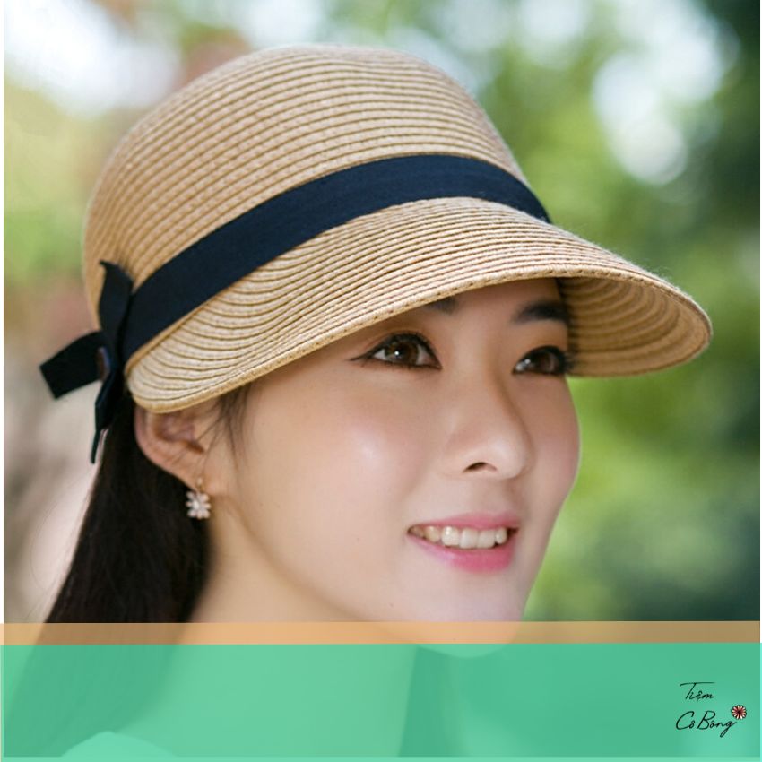 Mũ nón cói kiểu dáng Polo chống nắng thời trang