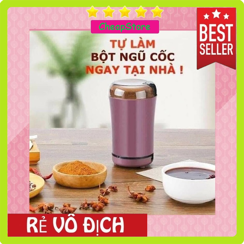Máy xay bột khô mini - Máy nghiền hạt - Máy xay hạt ngũ cốc cà phê xay tiêu xay bột gạo máy xay bằng điện đa năng