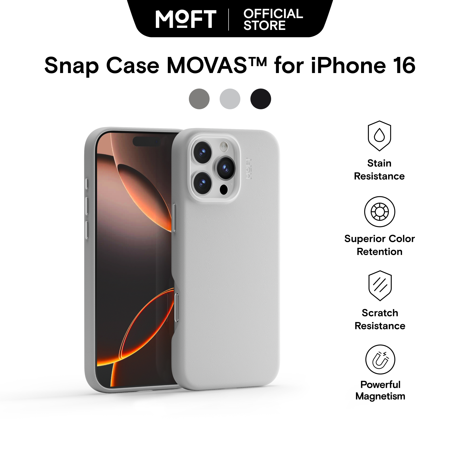 MOFT Phone Snap Case MOVAS™ - Vỏ Điện Thoại Tương Thích Ốp điện thoại MOFT có thể tương thích với mọi phong cách