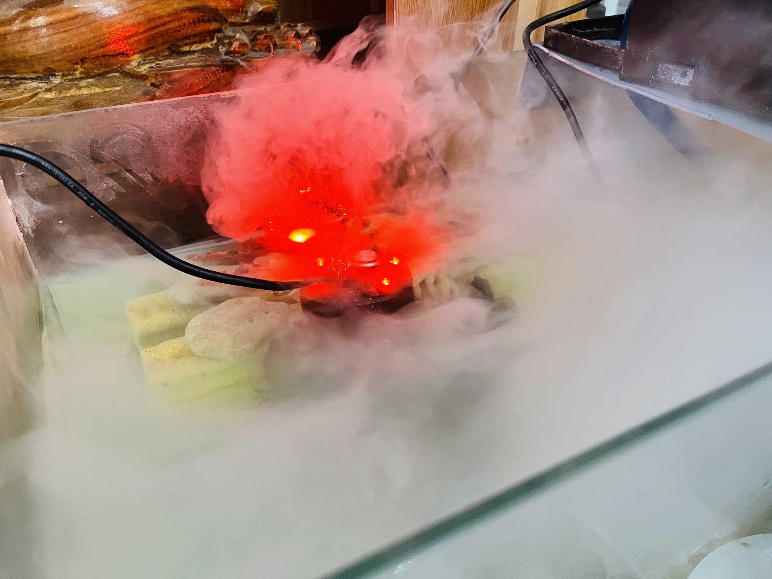 [GIẢM ĐẾN 20% Ở XU] Máy tạo khói có đèn Mist Maker chuyên dùng cho hòn non bộ,bán cạn, hồ cá cảnh, thủy sinh, HỒ CÁ KOI