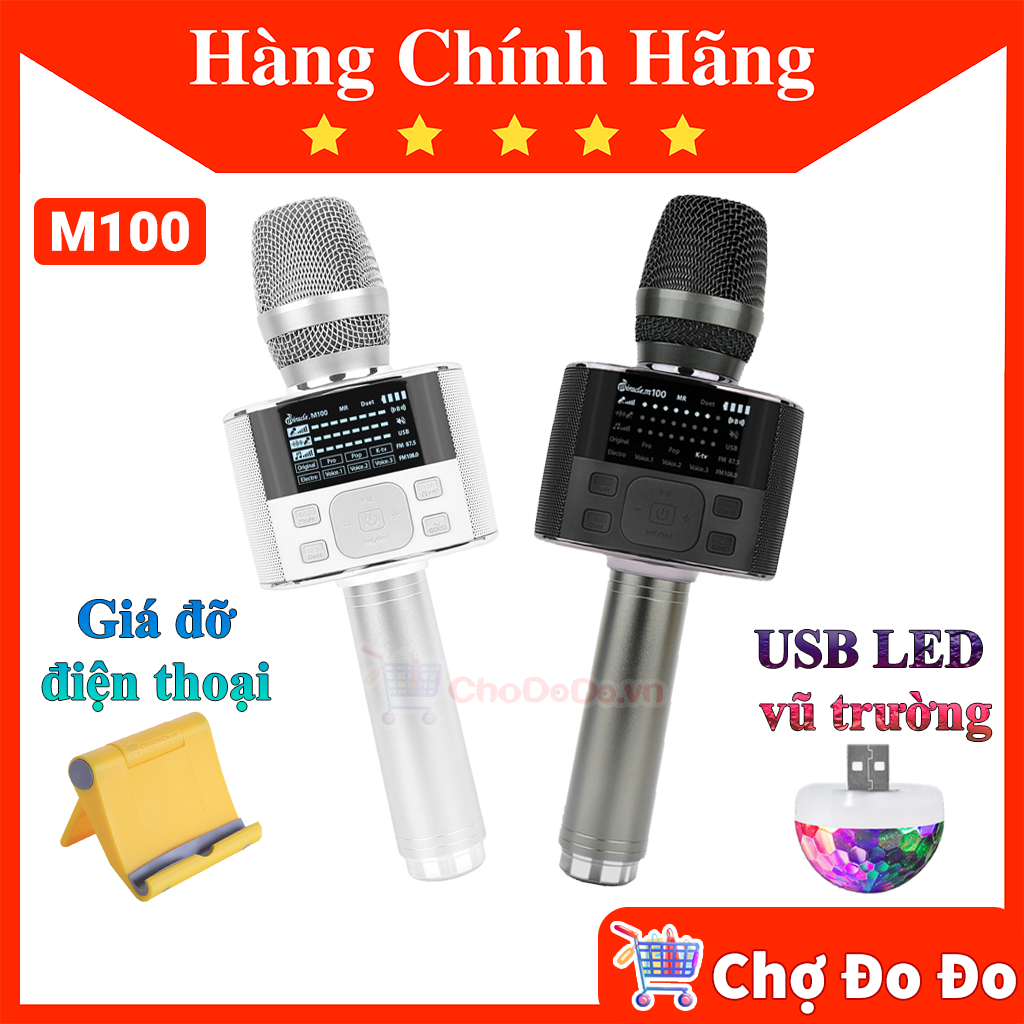 Micro karaoke bluetooth miracle m100 hàn quốc - hàng cao cấp hơn magicsing mp30 - nhiều tính năng - tặng quà đặc biệt