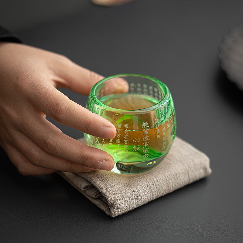 New tim Sutra pha lê tinh tế glass cao điện trở nhiệt Master tách trà