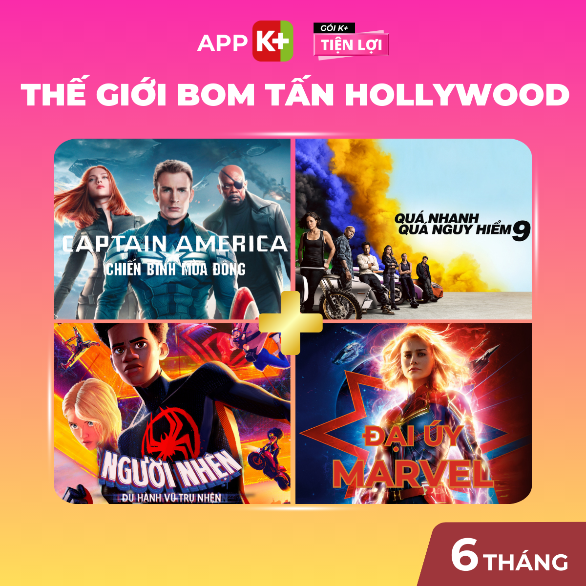 APP K+ Gói Tiện Lợi - Thời hạn 06 tháng