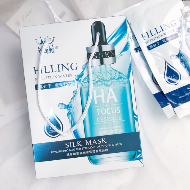 Combo 10 Miếng Mặt nạ dưỡng trắng cấp nước Silk Mask Filling