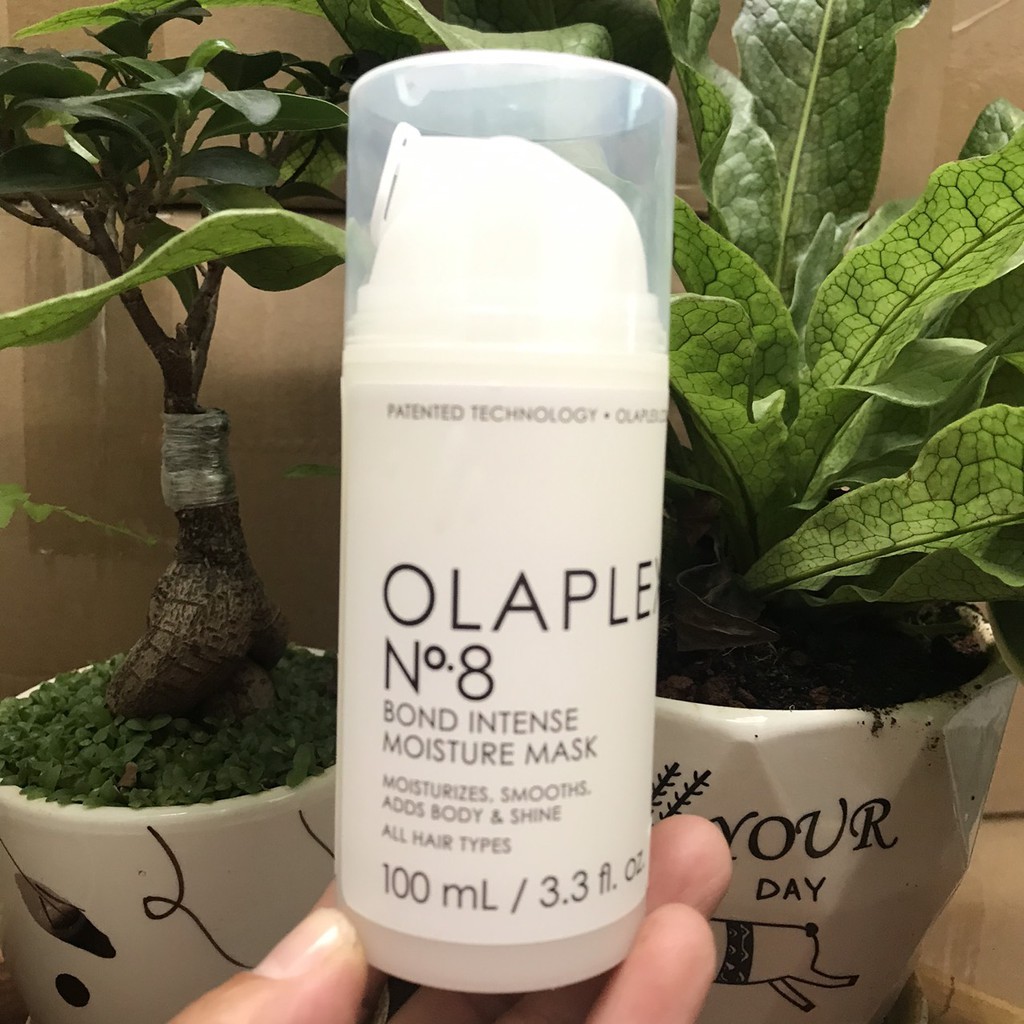 Mặt nạ dưỡng ẩm tăng cường liên kết tóc olaplex no8 phục hồi tóc hư tổn, chống xơ rối, vểnh xù, giúp tóc suôn mượt