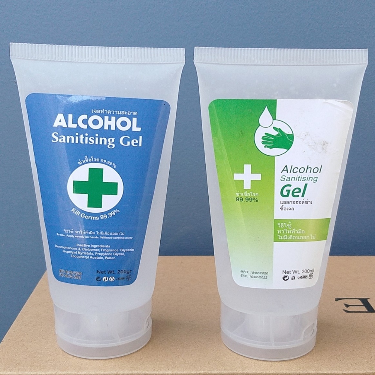 Gel rửa tay khô Alcohol diệt khuẩn 9999% Thái 200ml