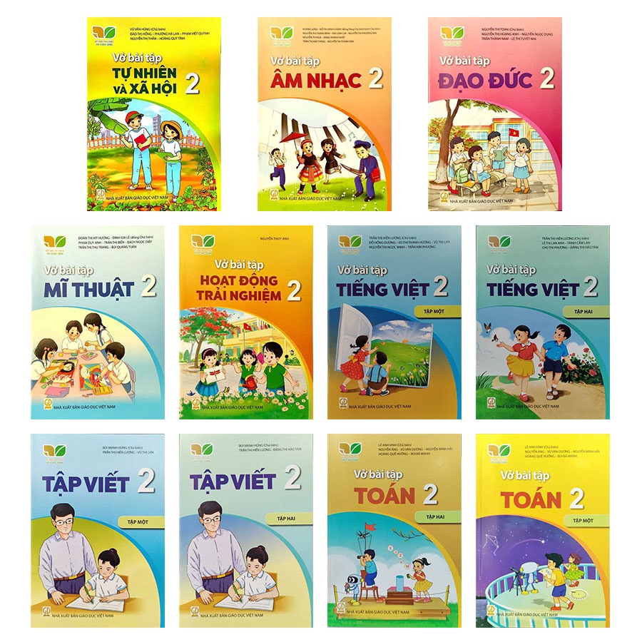 Sách giáo khoa và sách bài tập lớp 2 - chương trình kết nối