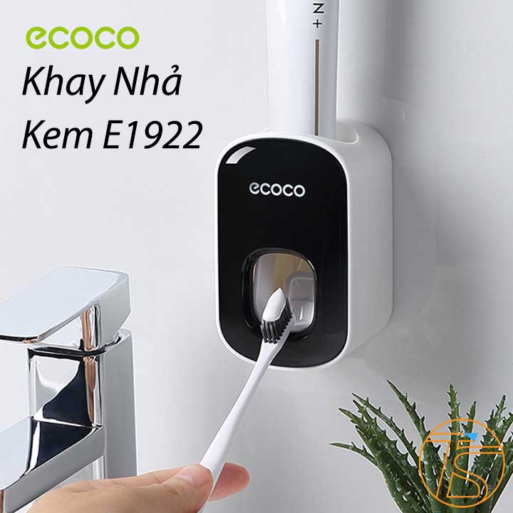 Kệ nhả kem Ecoco E1922 dán tường - Kệ nhà tắm đa năng - Dụng cụ lấy kem đánh răng