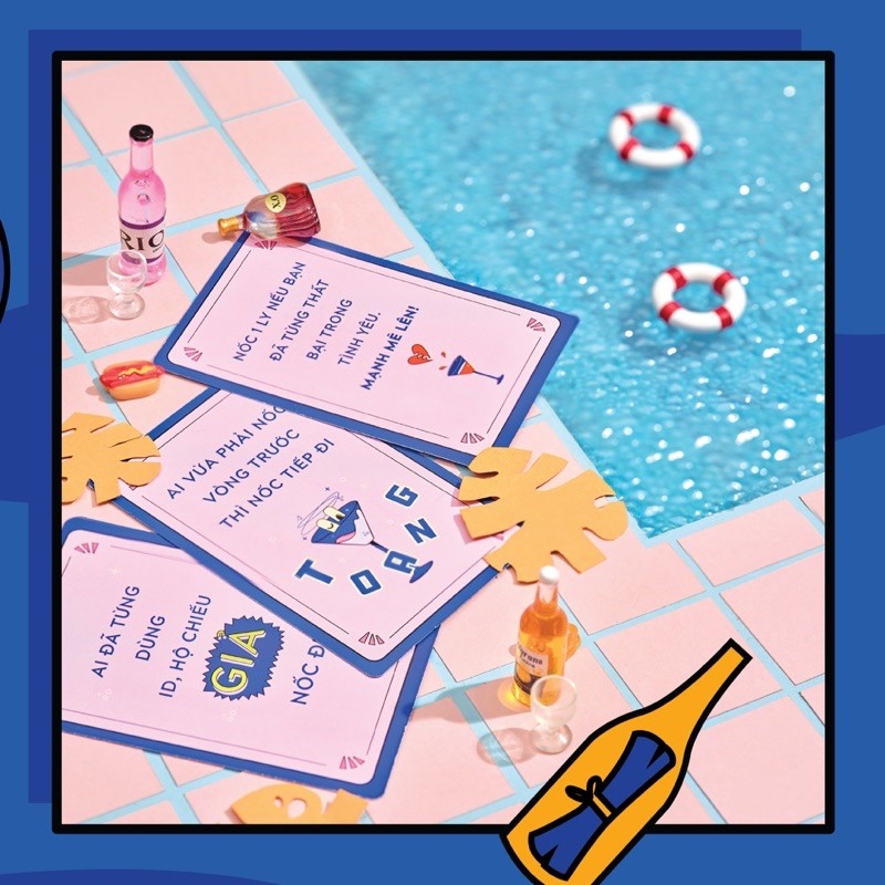 ✆☽♕ Bộ bài Nốc Out - Drinking Game hot trend giúp khuấy động các buổi hội họp tụ tập vui chơi cùng bạn bè