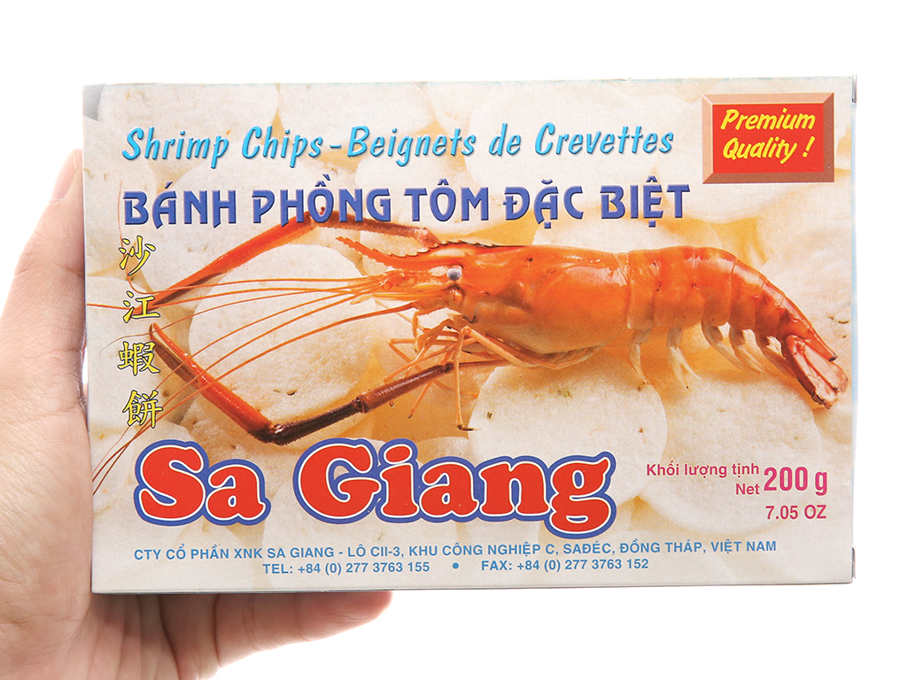 Bánh phồng tôm đặc sản Sa Giang 200g