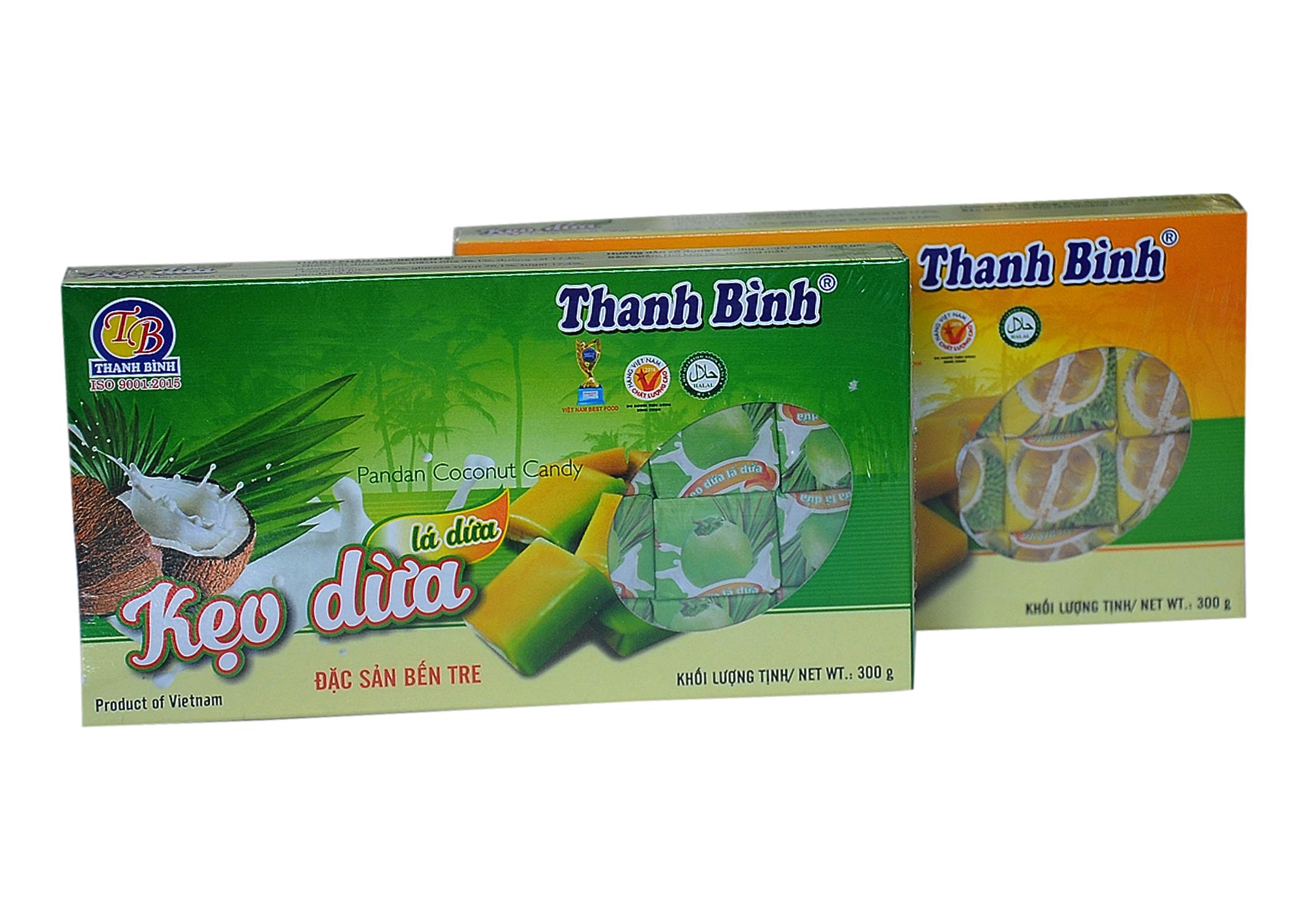 Kẹo dừa thanh bình hộp 300g