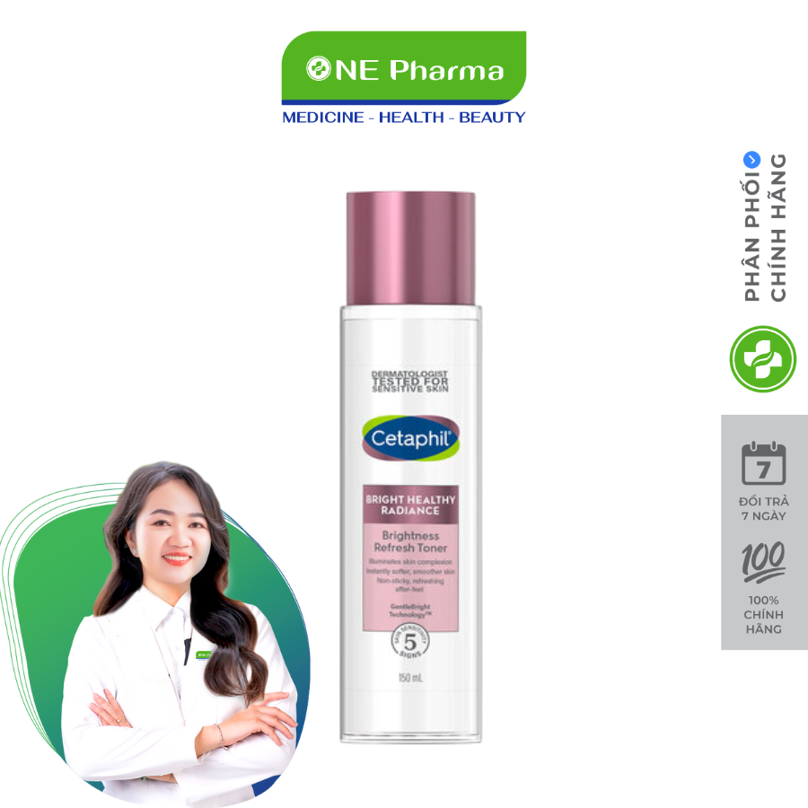 Toner Cetaphil Bright Healthy Radiance Refresh Toner Làm Sáng Da - 150ml