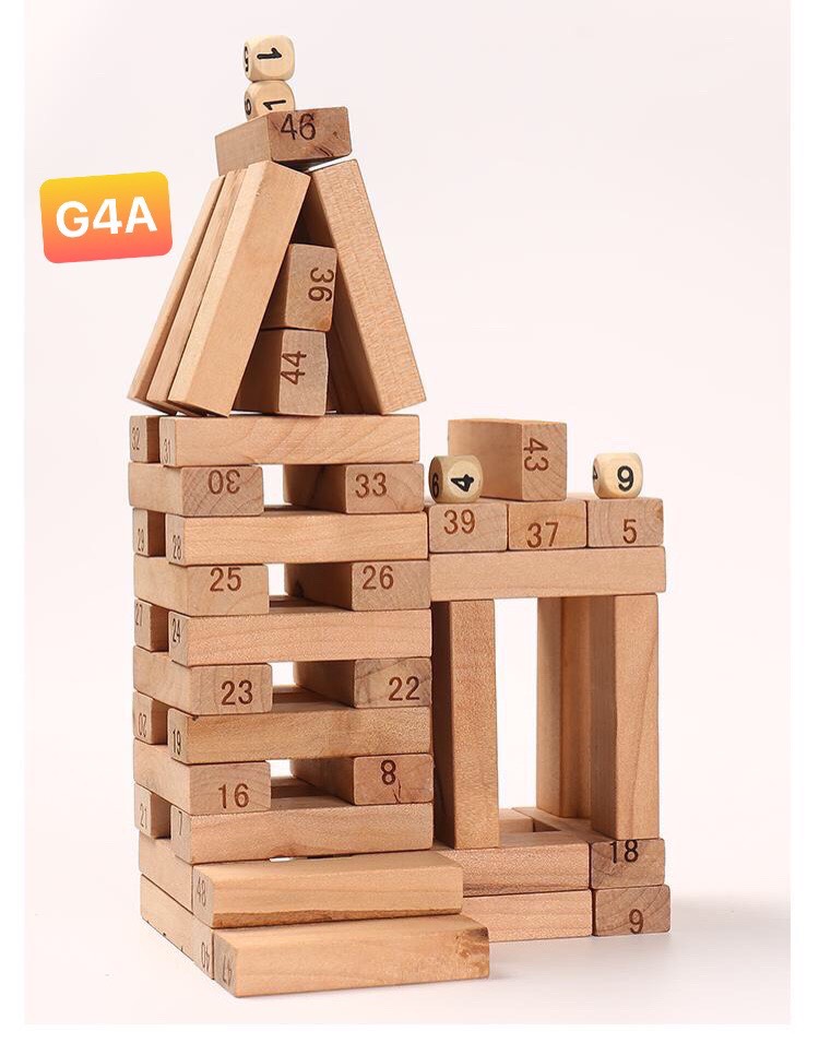 Bộ xếp hình 3D bằng gỗ cho bé  Thiết bị giáo dục STEM