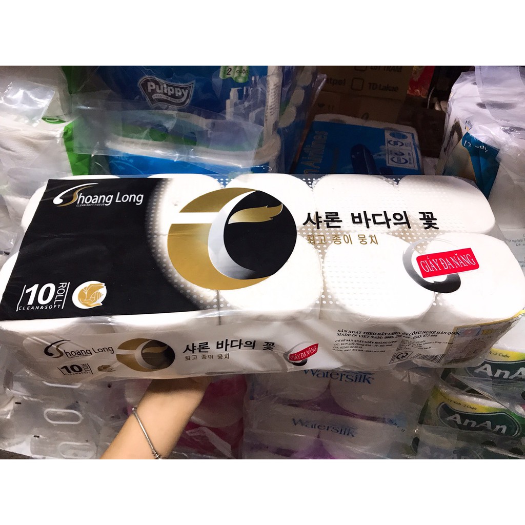 Lốc 10 cuộn giấy đa năng Hoàng Long