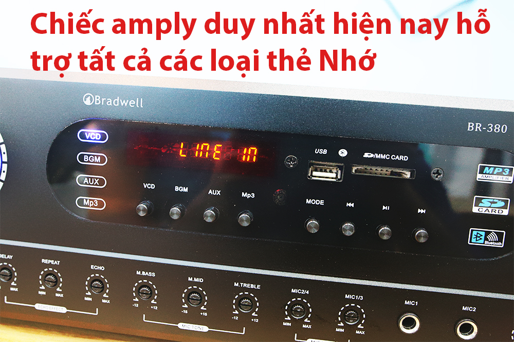 Amply karaoke Bradwell BR380