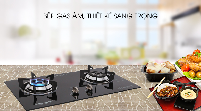 Bếp gas âm sunhouse shb5546mt