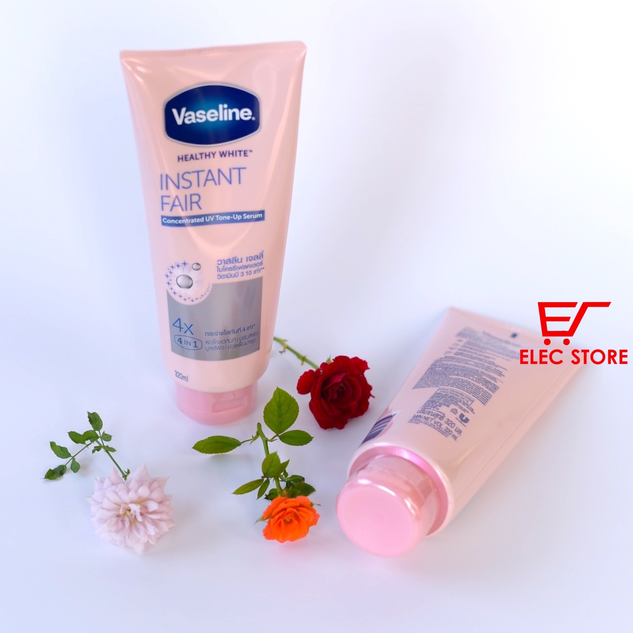 Dưỡng Thể Vaseline Healthy White Instant Fair Serum 4X Thái Lan