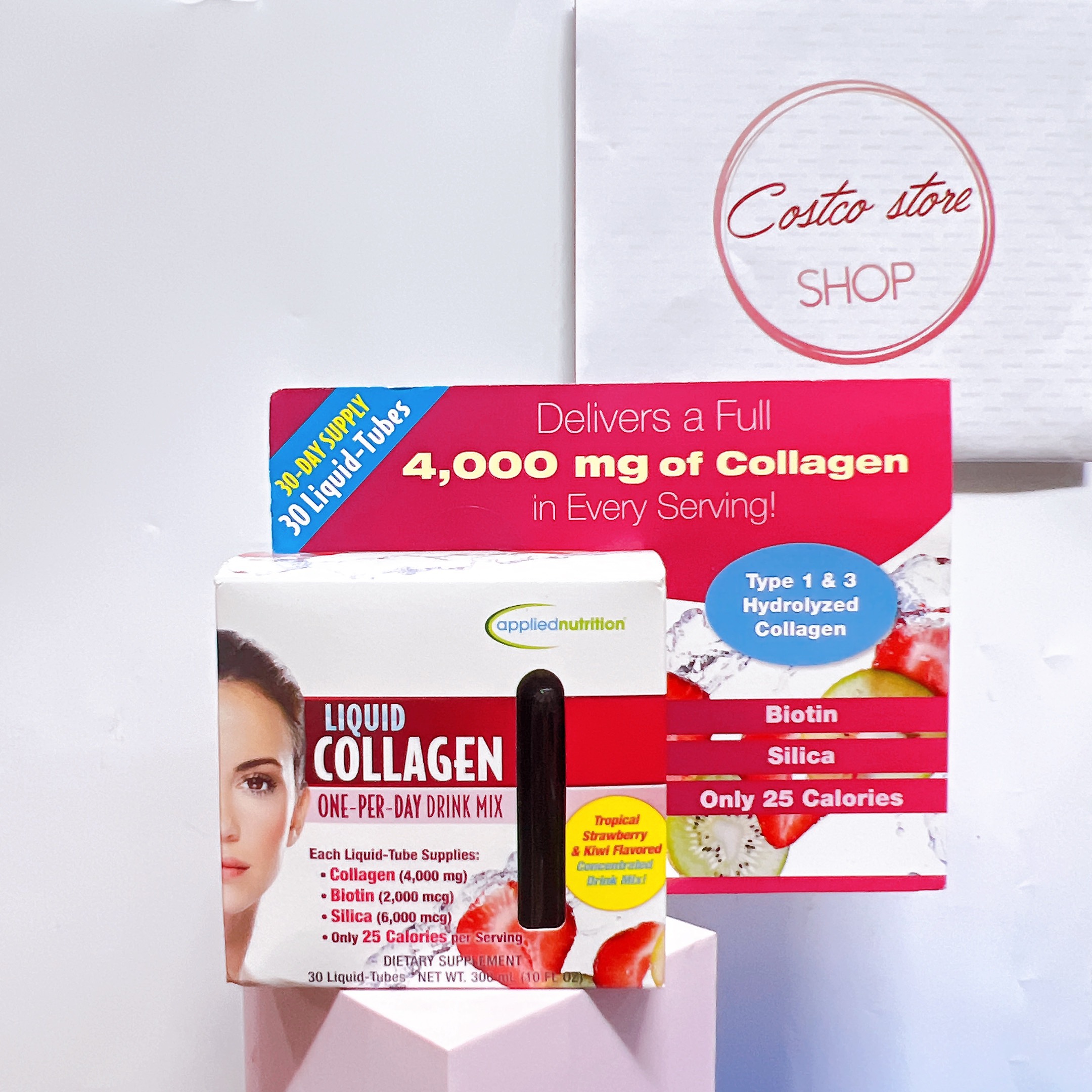 Nước uống đẹp da collagen liquid 30 ống nhập khẩu mỹ date 8/2024