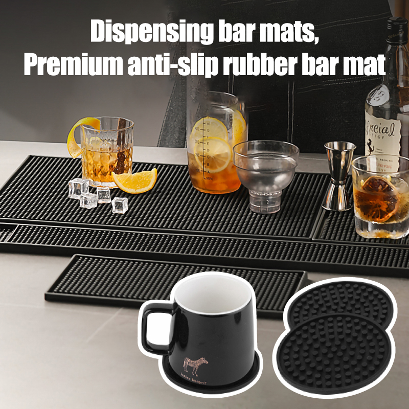 Thảm cao su quầy bar 45x30cm - 60x8cm - 15x30cm - thảm bar cao su chống trượt cao cấp