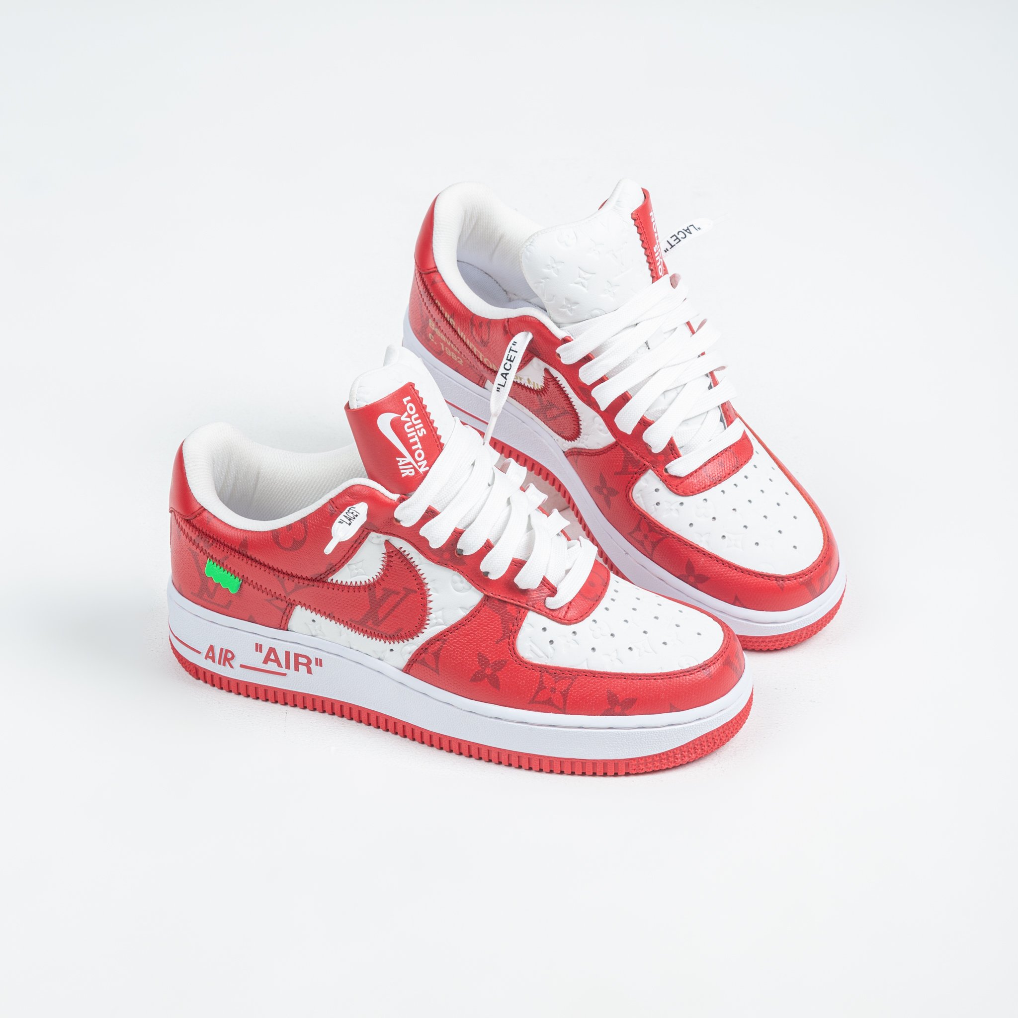 Giày Thể Thao Nike Af1 Lv Đỏ, Giày Sneaker Air Force 1 Mix Lv Red Phối Đồ  Unisex 2023 Full Box | Lazada.Vn