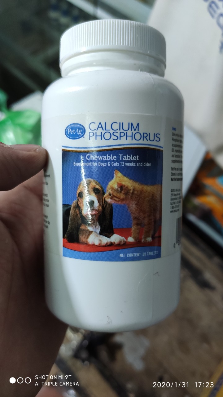 Viên nén hương sữa bổ sung canxi của mĩ - calcium phosphorus - hộp 50 viên