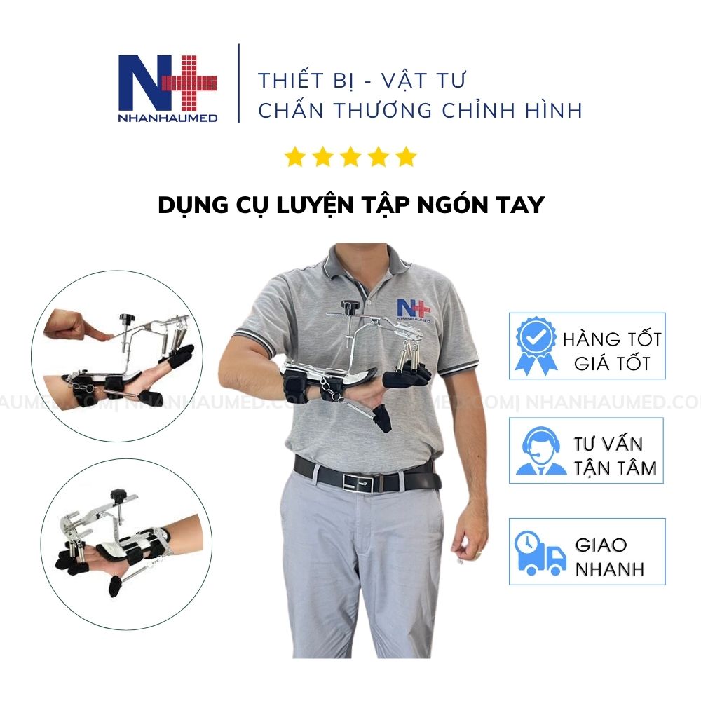 Dụng cụ tập ngón tay - thiết bị tập phục hồi lực ngón tay - bộ tập co duỗi ngón tay