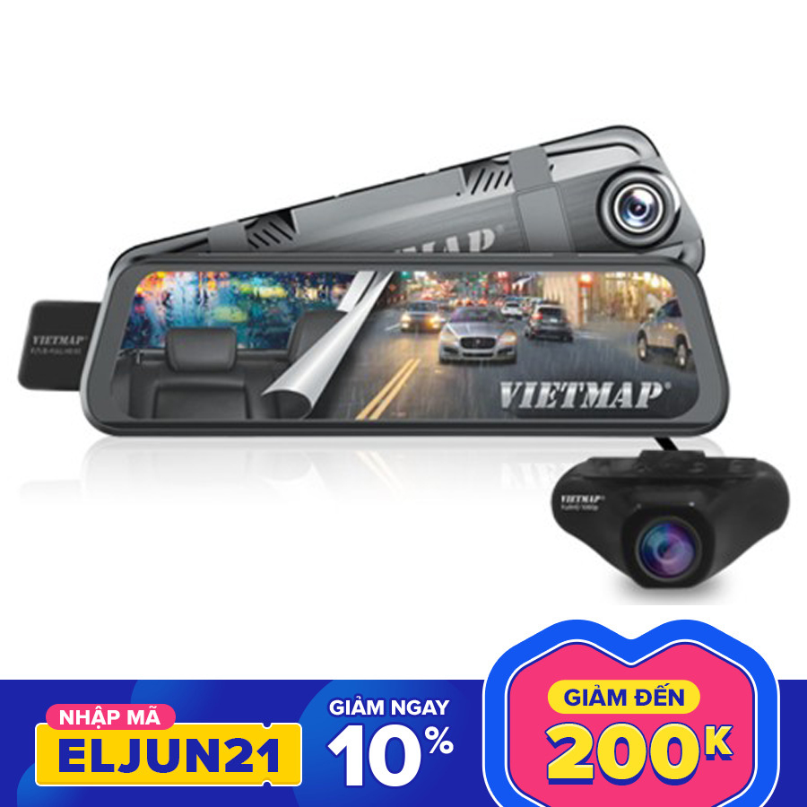 [Trả góp 0%]CAMERA HÀNH TRÌNH VIETMAP G39 - KẾT HỢP GƯƠNG CHIẾU HẬU - TẶNG KÈM THẺ NHỚ 32G VIETMAP