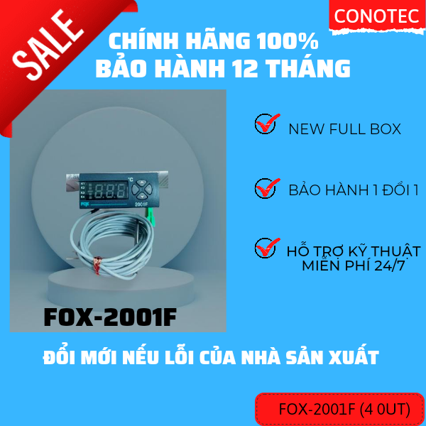 Bộ điều khiển nhiệt độ fox 2001f