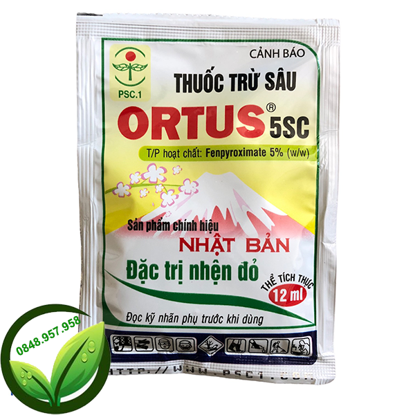 Thuốc diệt nhện đỏ, nhện trắng chính hiệu Nhật Bản Ortus 5SC