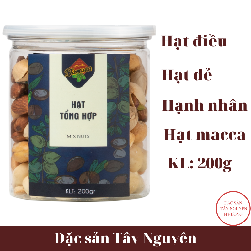 Hạt tổng hợp sấy khô hạt dinh dưỡng macca hạt dẻ hạt điều hạnh nhân