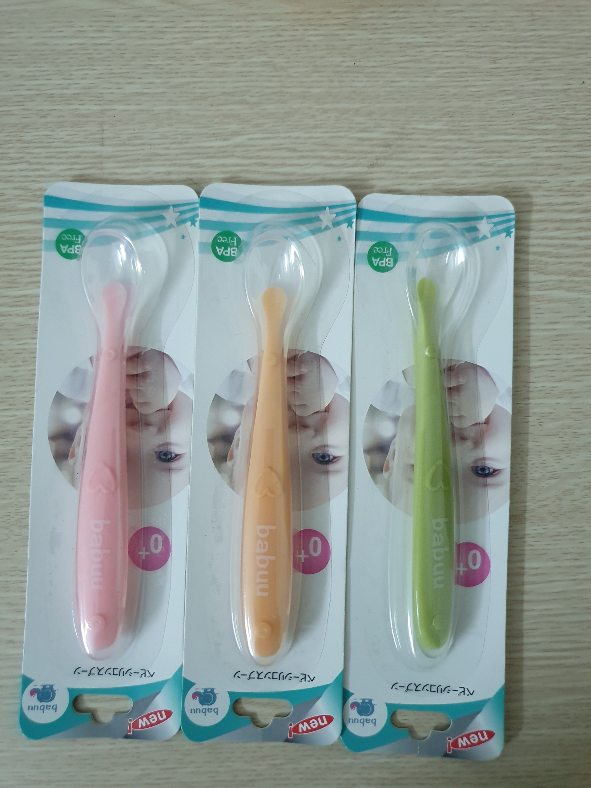 Thìa ăn dặm - Thìa ăn dặm silicon Babuu