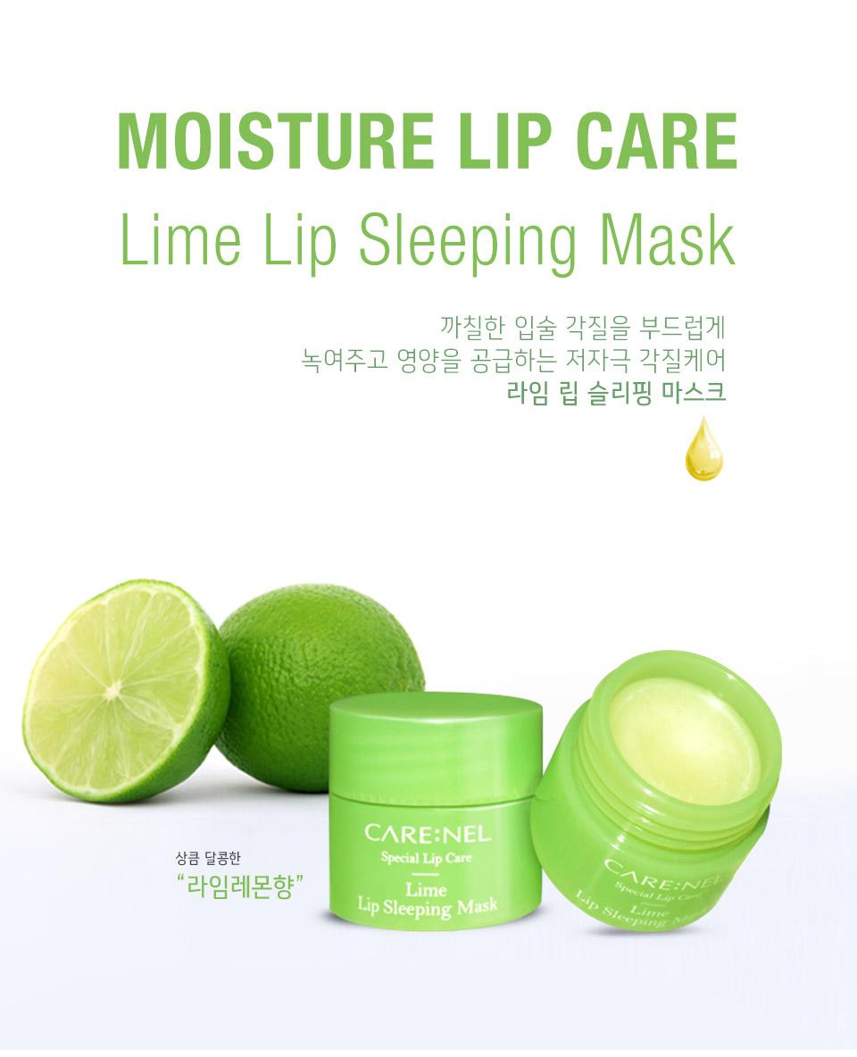 Mặt Nạ Ngủ Cho Môi Care:nel Lip Sleeping Mask Lime Hương Chanh 5g