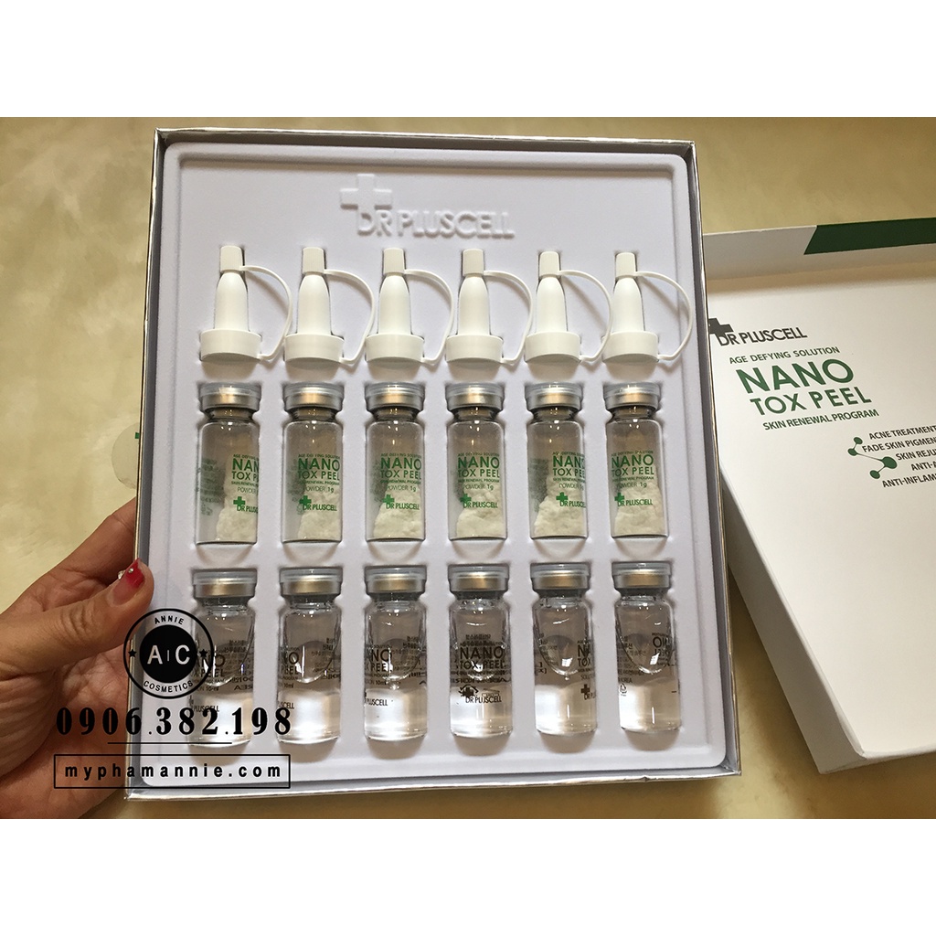 Siêu vi tảo Dr Pluscell ❤❤ Siêu vi tảo Nano Tox Peel Dr Pluscell