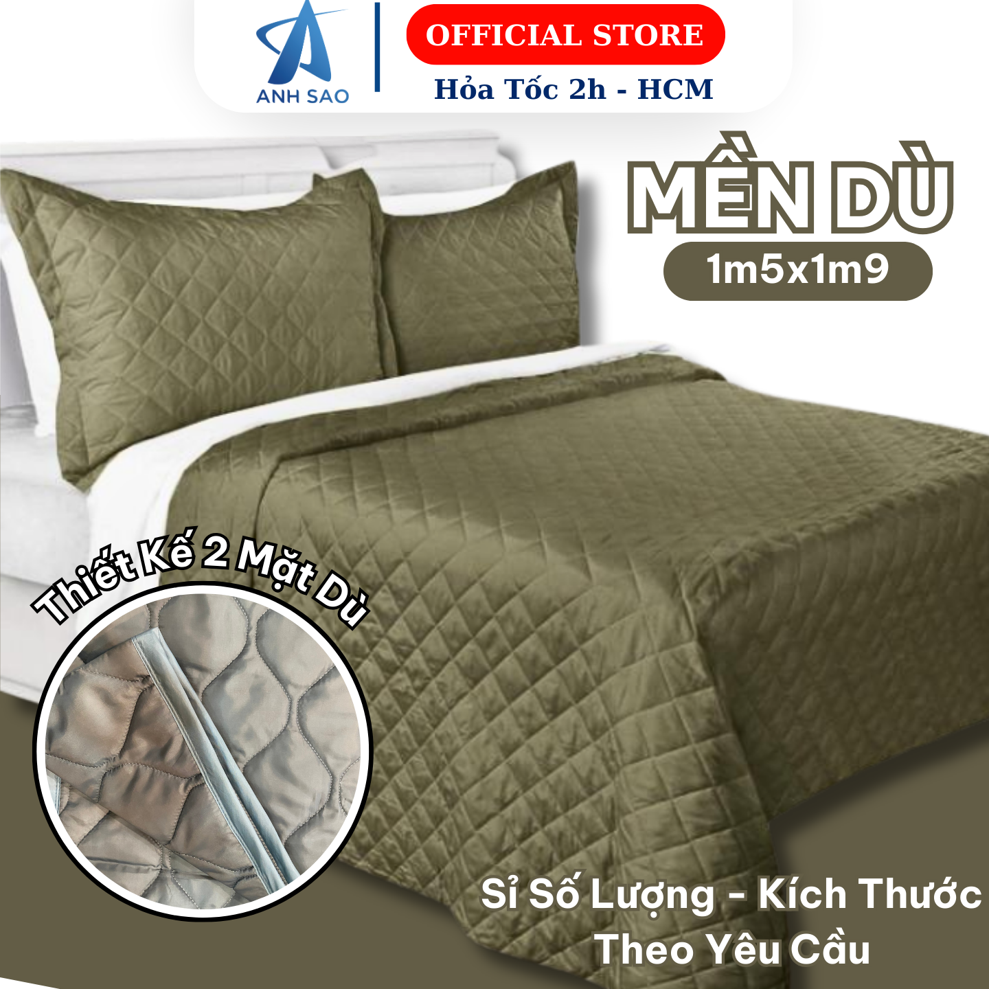 Mền dù 2 lớp Cao cấp Ánh Sao (1m5 x 1m9) - mỏng nhẹ - thoáng mát - Cho giấc ngủ dễ chịu, ngủ sâu - Nhiều màu sắc lựa chọn