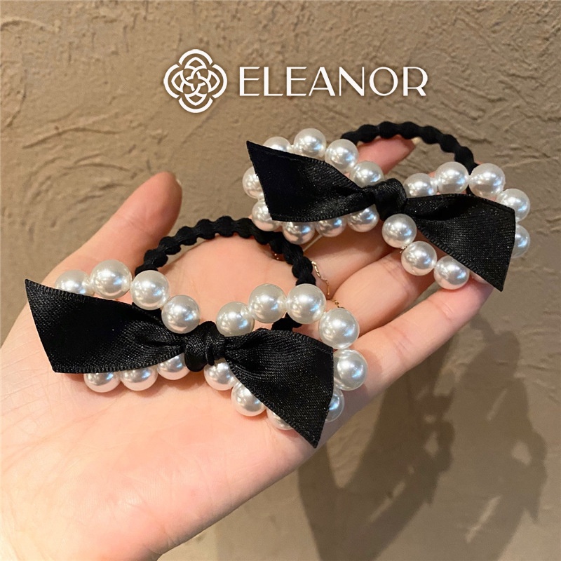 Dây buộc tóc nữ Eleanor Accessories dây cột tóc đính ngọc trai nhân tạo phụ kiện tóc 4188