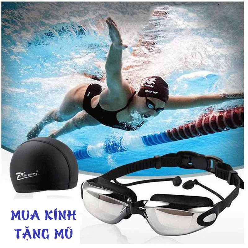 (Tặng Ngay Mũ Bơi Và Bịt Tai Loại Tốt) Kính Bơi Hàng Chất Lượng Cao Chống Mờ Sương Chống Trầy Xước Dễ Dàng Điều Chỉnh Khi Sử Dụng Chất Liệu Bền Bỉ Bảo Hành Uy Tín 6 Tháng