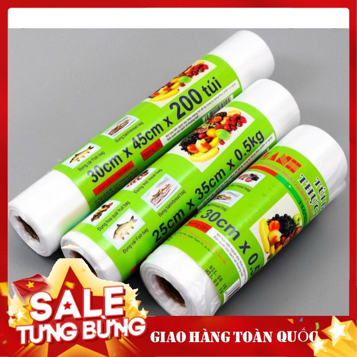 Túi d ựng thực phẩm kích thước 30 cm, 25 cm, 20 cm