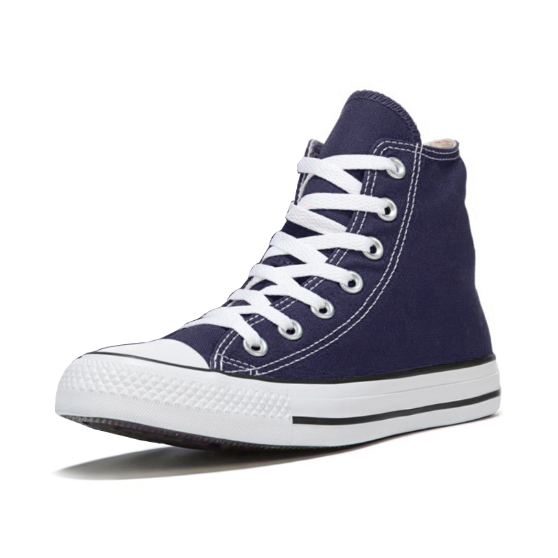 [HCM]Giày Sneaker Nam Classic Buộc Dây Cổ Cao Màu Xanh Navy