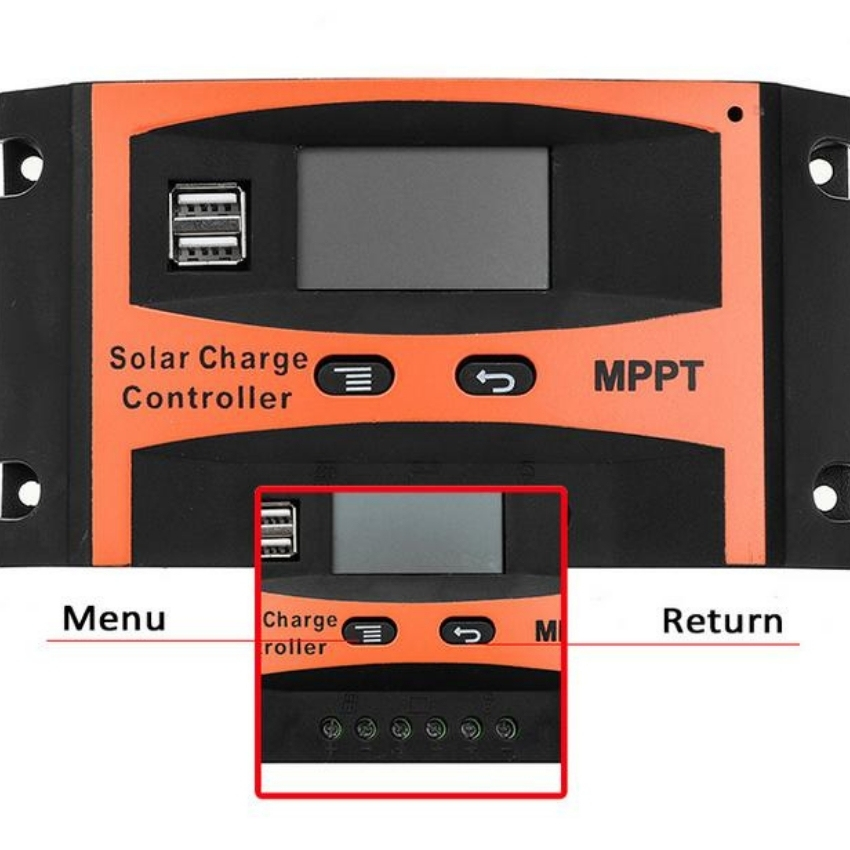 Bộ điều khiển sạc MPPT 30A năng lượng mặt trời solar changer controller 12V 24V