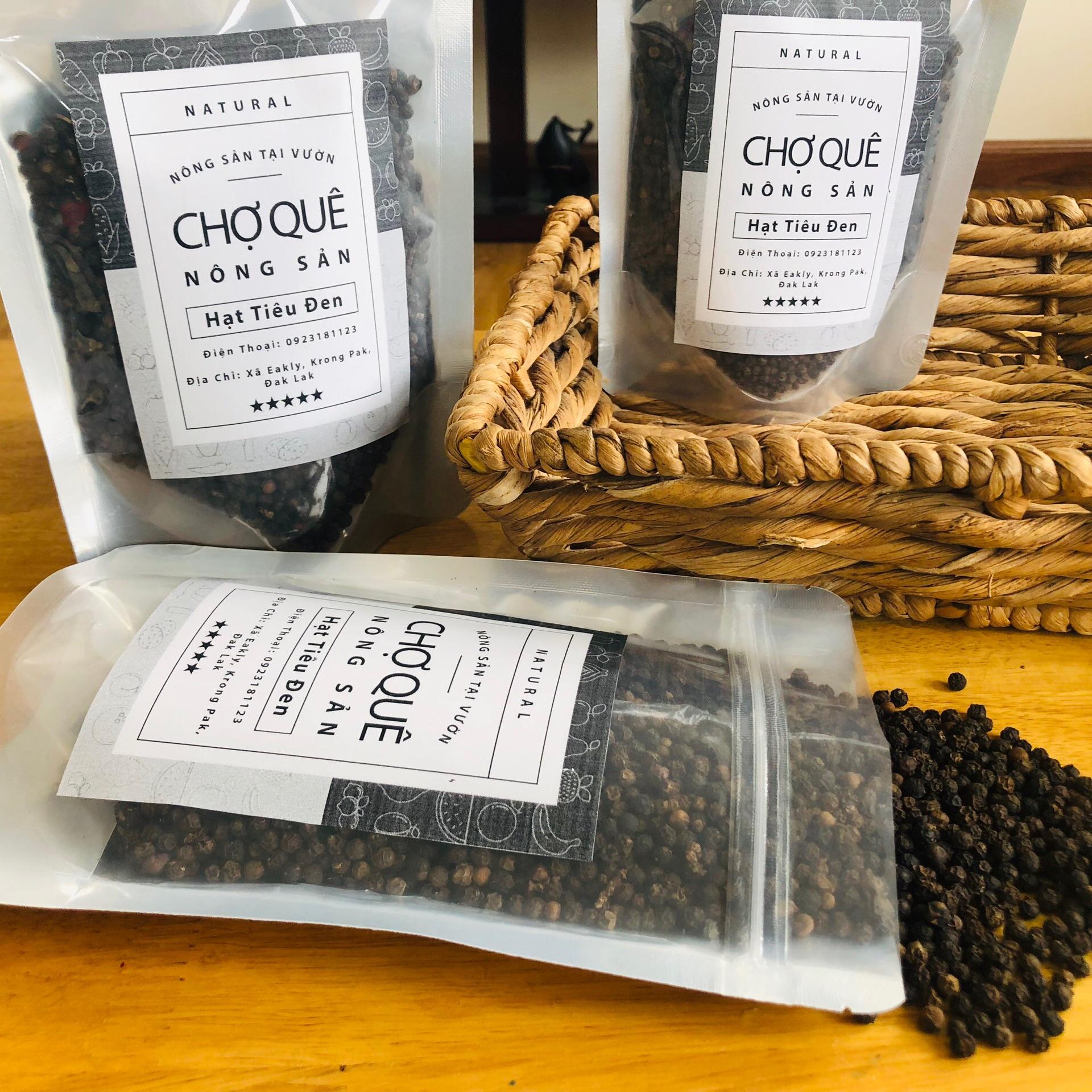 Hạt tiêu đen - 100% nguyên chất nhà trồng 500g