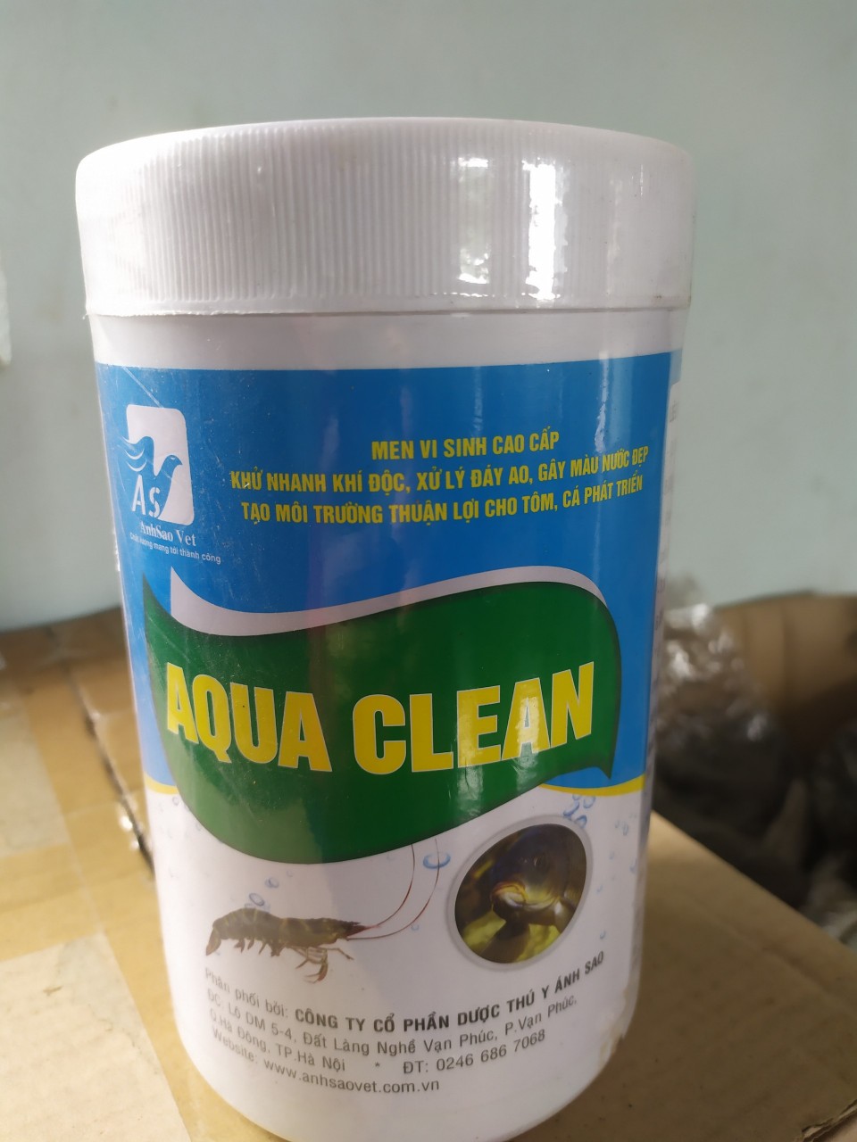 DƯỢC PHẨM AQUA CLEAN (VI SINH XỬ LÝ NƯỚC) DÙNG TRONG CHĂN NUÔI THỦY HẢI SẢN