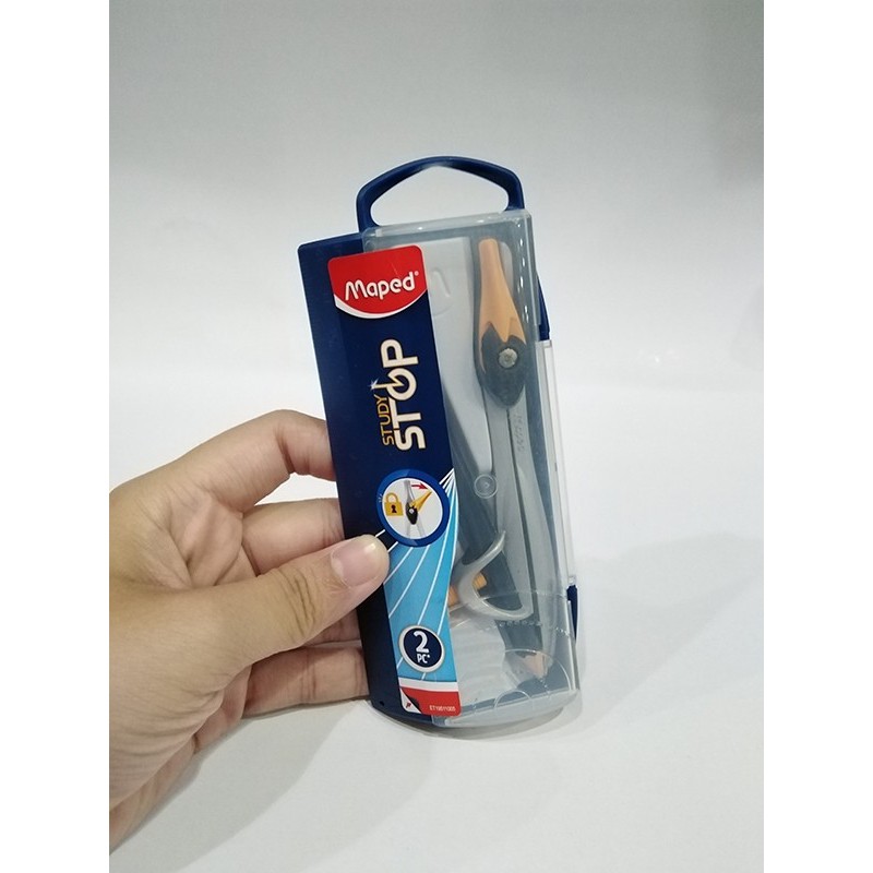 Compa học sinh chì kẹp maped 195210