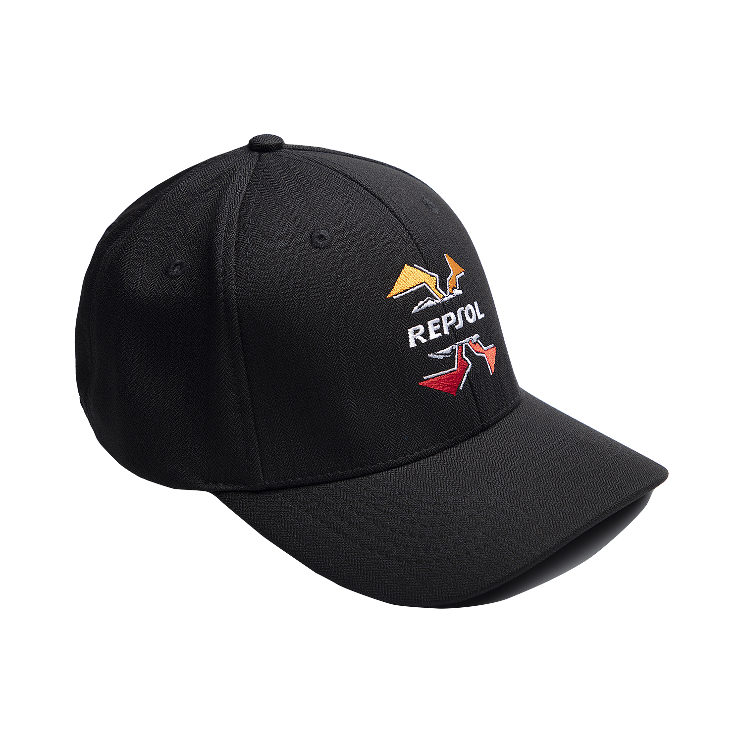 Nón lưỡi trai REPSOL màu đen - Logo thêu