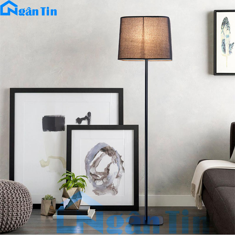 Đèn Cây Đứng Trang Trí Phòng Khách Phòng Ngủ Đọc Sách DC522 Ngân Tin (Tặng kèm một bóng Led Bulb 12W ánh sáng vàng)