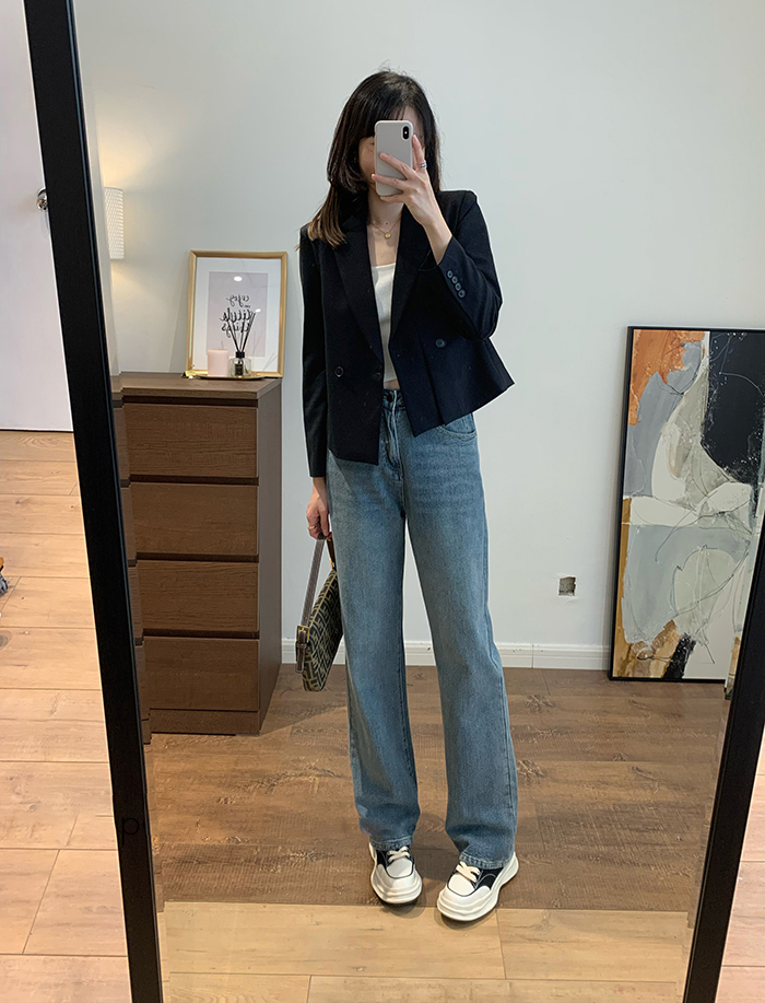 Ligam - áo lincy blazer | form lửng