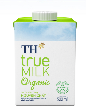 Combo 2 hộp sữa tươi hữu cơ th true milk organic 500 ml