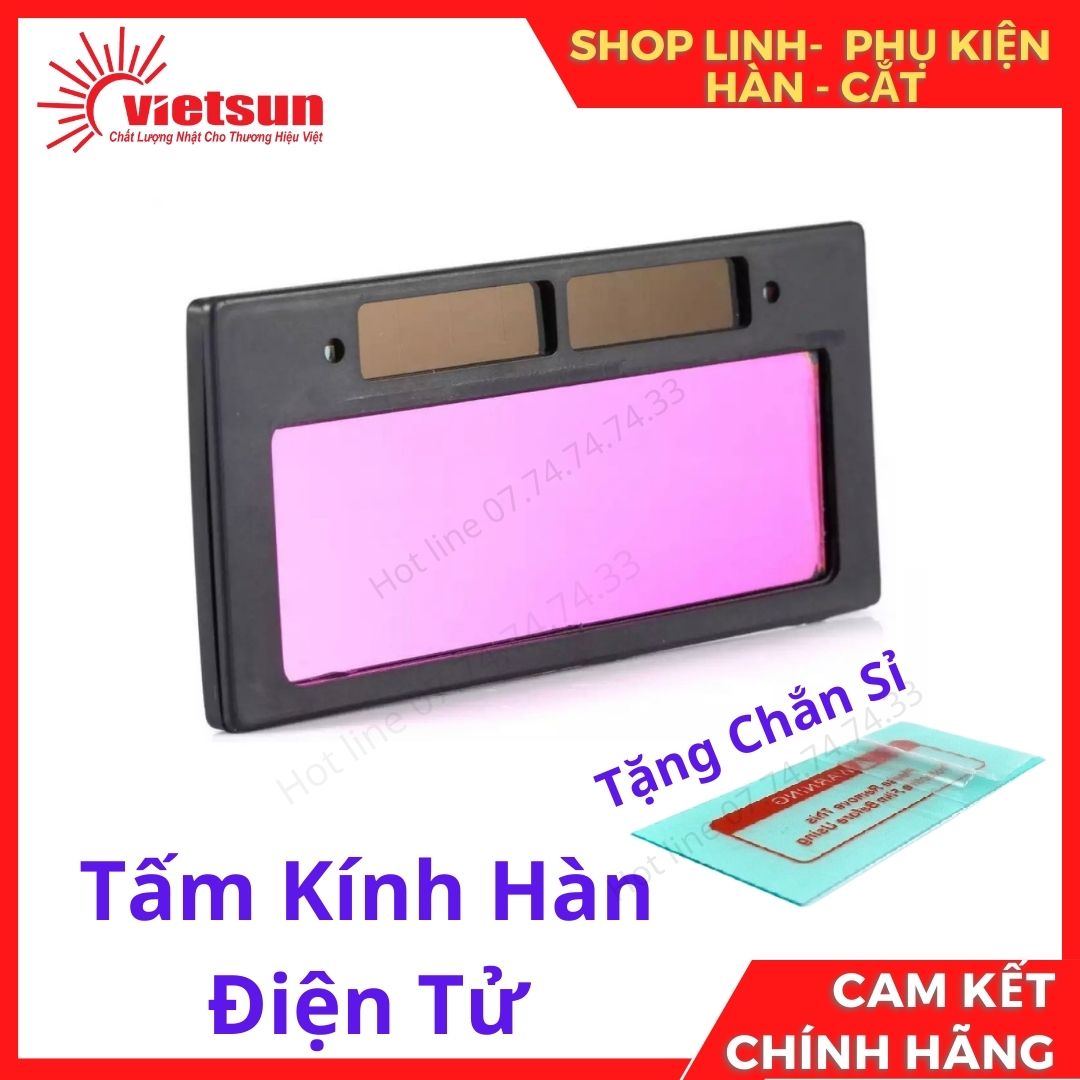 tấm kính hàn điện tử dùng các loại kính hàn, mặt nạ hàn ( LOẠI NHỎ ).