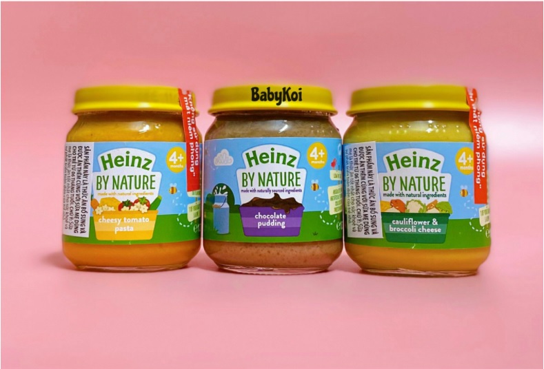 Hũ dinh dưỡng heinz lọ 120g cho bé từ 4m